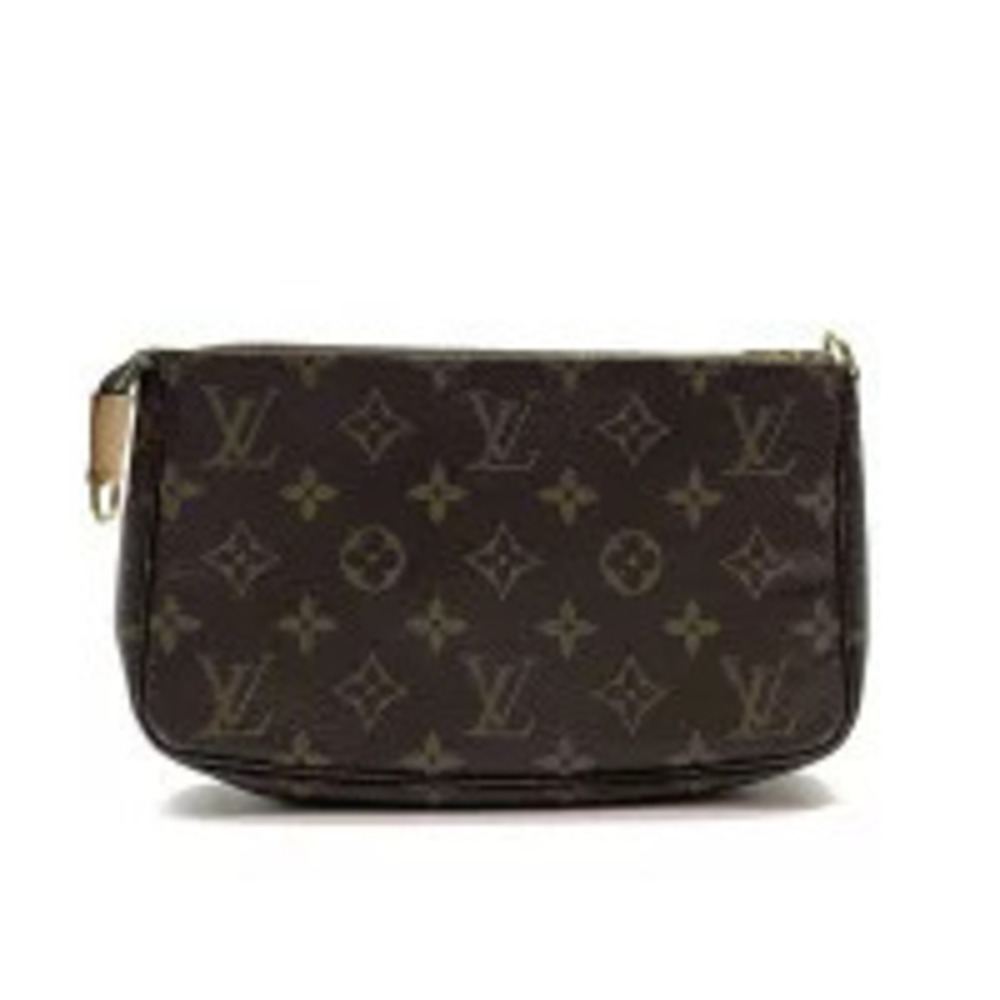 Louis Vuitton Pochette Accessoires Accessory Pouch Clutch Handbag Monogram
